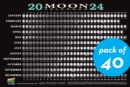 Image for 2024 Moon Calendar Card (40 pack) : Lunar Phases, Eclipses, and More!