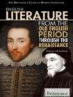 Image for English Literature from the Old English Period Through the Renaissance