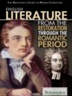 Image for English Literature from the Restoration through the Romantic Period