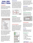 Image for Excel 2010 Laminated Tip Card : Tips and Tricks from MrExcel