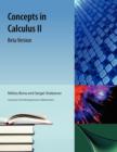 Image for Concepts in Calculus II Beta Version