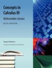Image for Concepts in Calculus III Beta Version