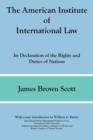 Image for The American Institute of International Law