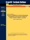 Image for Outlines &amp; Highlights for Cultural Anthropology