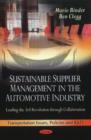 Image for Sustainable supplier management in the automotive industry  : leading the 3rd revolution through collaboration