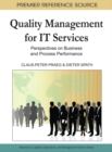 Image for Quality management for IT services: perspectives on business and process performance