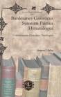 Image for Bardesanes Gnosticus Syrorum Primus Hymnologus : Commentatio Historico-Theologica