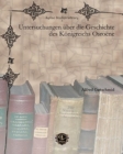 Image for Untersuchungen uber die Geschichte des Konigreichs Osroene