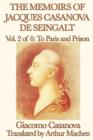 Image for The Memoirs of Jacques Casanova de Seingalt Vol. 2 to Paris and Prison