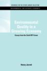 Image for Environmental quality in a growing economy  : essays from the sixth RFF forum