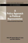 Image for A policy approach to political representation  : lessons from the four corner states
