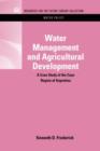Image for Water Management and Agricultural Development
