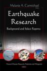 Image for Earthquake research  : background &amp; select reports