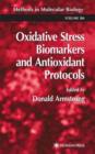 Image for Oxidative Stress Biomarkers and Antioxidant Protocols