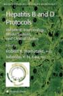 Image for Hepatitis B and D Protocols : Volume 2: Immunology, Model Systems, and Clinical Studies