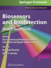 Image for Biosensors and Biodetection : Methods and Protocols Volume 2: Electrochemical and Mechanical Detectors, Lateral Flow and Ligands for Biosensors