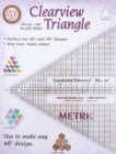 Image for Clearview Triangle (TM) Metric 20 cm - 60 Degrees Acrylic Ruler
