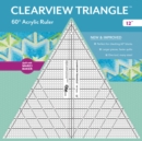Image for Clearview Triangle (TM) 60 Degrees Acrylic Ruler - 12&quot;
