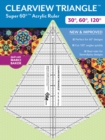 Image for Clearview Triangle Super 60 Degrees Acrylic Ruler : New and Improved
