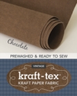 Image for kraft-tex® Vintage Roll, Chocolate Prewashed