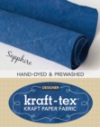 Image for kraft-tex® Roll Sapphire Hand-Dyed &amp; Prewashed : Kraft Paper Fabric