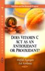 Image for Does vitamin C act as an antioxidant or prooxidant?