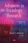 Image for Advances in sociology researchVolume 9