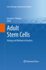Image for Adult stem cells: biology and methods of analysis
