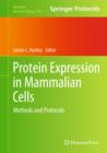 Image for Protein expression in mammalian cells  : methods and protocols