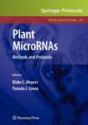 Image for Plant MicroRNAs : Methods and Protocols