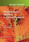 Image for Bioinformatics Methods in Clinical Research