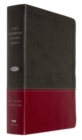 Image for Jeremiah Study Bible, NKJV: Charcoal/Burgundy LeatherLuxe(R) w/thumb index
