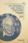 Image for On personal and public concerns  : essays in Jewish philosophy