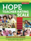 Image for HOPE Teacher Rating Scale : Involving Teachers in Equitable Identification of Gifted and Talented Students in K-12: Manual