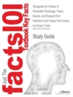 Image for Studyguide for a History of Personality Psychology : Theory, Science, and Research from Hellenism to the Twenty-First Century by Dumont, Frank, ISBN 97