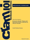 Image for Studyguide for Economic Growth : Theory and Numerical Solution Methods by Novales, Alfonso, ISBN 9783540686651