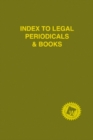 Image for Index to Legal Periodicals &amp; Books