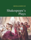 Image for Critical Survey of Shakespeare&#39;s Plays