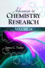 Image for Advances in chemistry researchVolume 14