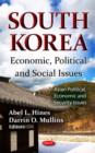 Image for South Korea  : economic, political, and social issues