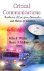 Image for Critical communications  : resilience of emergency networks &amp; threats to satellites
