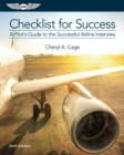 Image for Checklist for success  : a pilot&#39;s guide to the successful airline interview