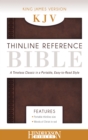 Image for KJV Thinline Reference Bible Chestnut Brown