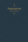 Image for Septuaginta: A Reader&#39;s Edition Hardcover