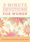 Image for 3-Minute devotions for women: daily devotional.