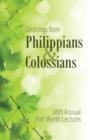 Image for Gleanings from Philippians &amp; Colossians