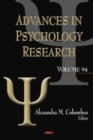 Image for Advances in psychology researchVolume 94