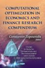 Image for Computational optimization in economics and finance research compendium