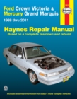 Image for Ford Crown Victoria &amp; Mercury Grand Marquis (1988-2011) (Covers all fuel-injected models) Haynes Repair Manual (USA)