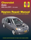 Image for Chevrolet Aveo automotive repair manual  : 2004-2011
